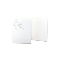 4x6 EconoBright Folders Stamped Series with angel foil stamp